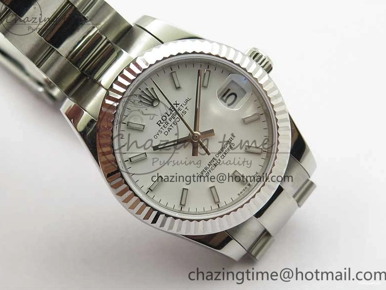 Dial Sticks Oyster White Bracelet Maker Best Edition BP 31mm Marker Datejust 278271 SS on 1227